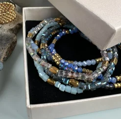 VIAMAJA Armbånd<Armbånd Merle – Blue mix 1.Stk