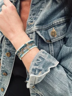 VIAMAJA Armbånd<Armbånd Merle – Blue mix 1.Stk
