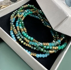 VIAMAJA Armbånd<Armbånd Merle – green mix 1.Stk