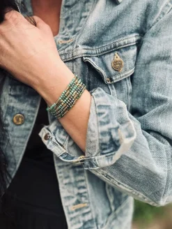 VIAMAJA Armbånd<Armbånd Merle – green mix 1.Stk