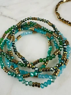 VIAMAJA Armbånd<Armbånd Merle – green mix 1.Stk