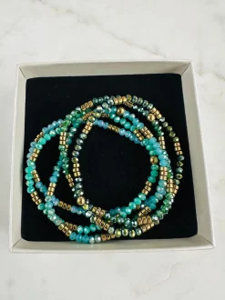 VIAMAJA Armbånd<Armbånd Merle – green mix 1.Stk