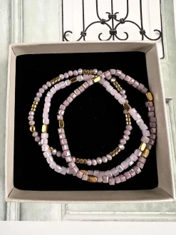 VIAMAJA Armbånd<Armbånd Merle – Lavendel mix 1.stk