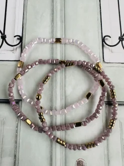 VIAMAJA Armbånd<Armbånd Merle – Lavendel mix 1.stk
