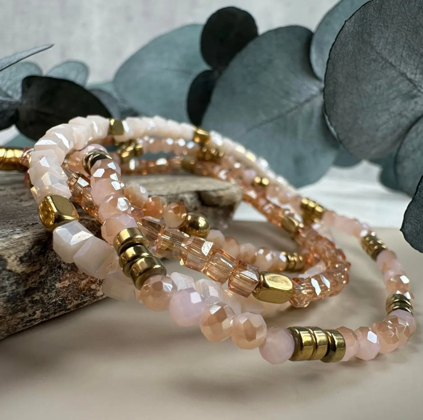 VIAMAJA Armbånd<Armbånd Merle – Nature mix 1.Stk