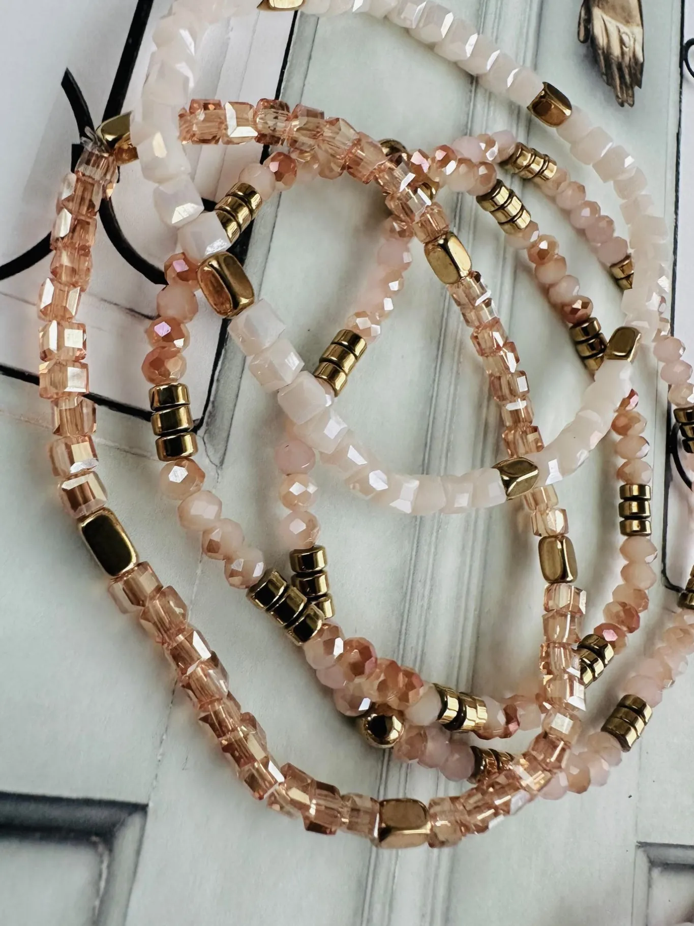 VIAMAJA Armbånd<Armbånd Merle – Nature mix 1.Stk