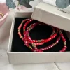 VIAMAJA Armbånd|Jul<Armbånd Merle – Red mix 1.Stk