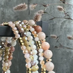 VIAMAJA Armbånd<Armbånd MICHELLE Natur – Sæt med 5 armbånd