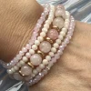 VIAMAJA Armbånd<Armbånd MICHELLE Soft Rose / Mix - 5 stk