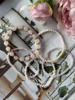 VIAMAJA Armbånd<Armbånd MICHELLE Soft Rose / Mix - 5 stk