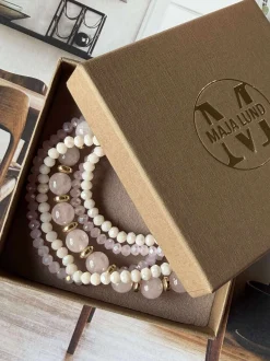 VIAMAJA Armbånd<Armbånd MICHELLE Soft Rose / Mix - 5 stk