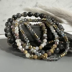 VIAMAJA Armbånd<Armbånd MICHELLE Stone – Sæt med 5 armbånd