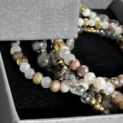VIAMAJA Armbånd<Armbånd MICHELLE Stone – Sæt med 5 armbånd