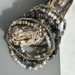 VIAMAJA Armbånd<Armbånd MICHELLE Stone – Sæt med 5 armbånd