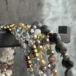 VIAMAJA Armbånd<Armbånd MICHELLE Stone – Sæt med 5 armbånd