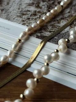 VIAMAJA Armbånd<Armbånd Mira - guldbelagt