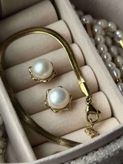 VIAMAJA Armbånd<Armbånd Mira - guldbelagt