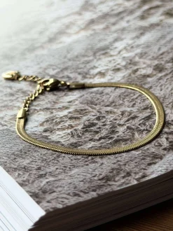 VIAMAJA Armbånd<Armbånd Mira - guldbelagt