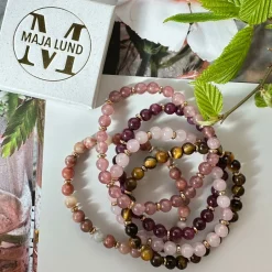 VIAMAJA Armbånd<Armbånd Mollie – Natur / Rose mix
