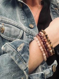 VIAMAJA Armbånd<Armbånd Mollie – Natur / Rose mix