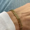 VIAMAJA Armbånd|Vandfaste Smykker<Armbånd Nelly forgyldt 17cm - Vandfast