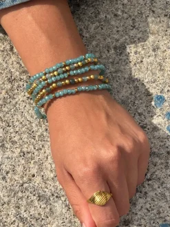 VIAMAJA Armbånd<Armbånd Ofelia Aqua - Sæt med 5 armbånd