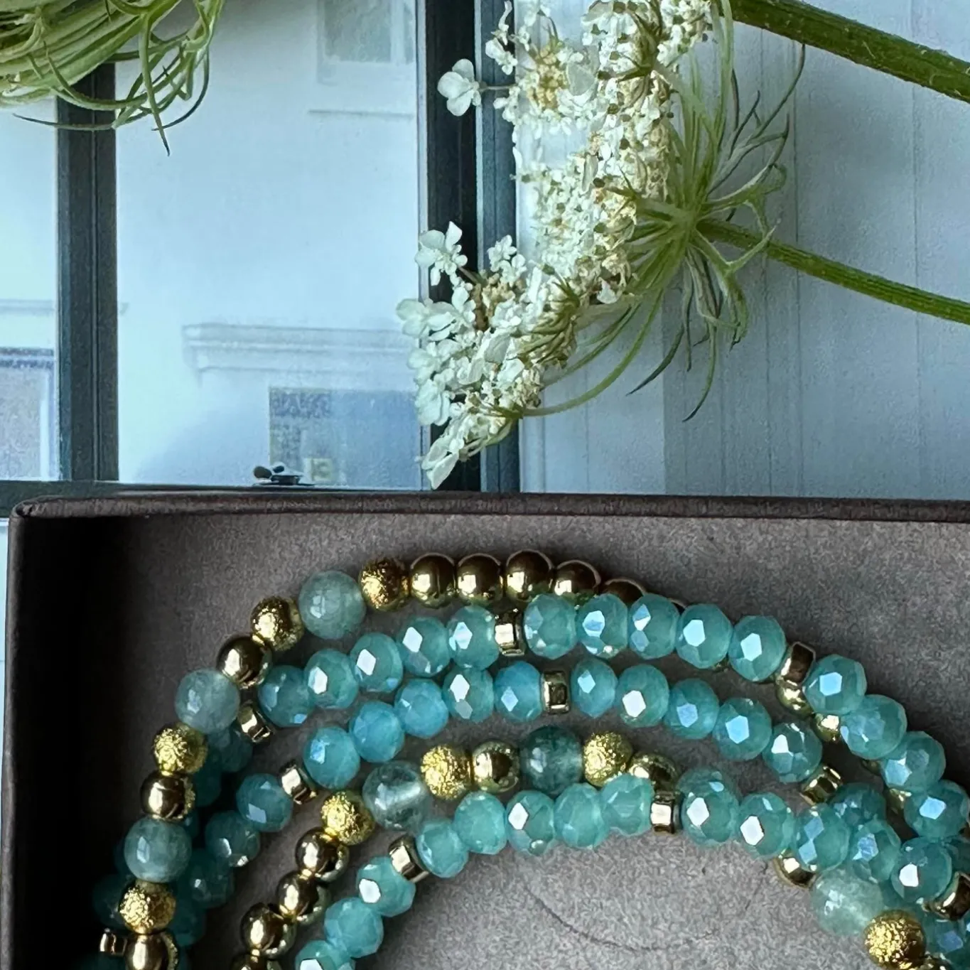 VIAMAJA Armbånd<Armbånd Ofelia Aqua - Sæt med 5 armbånd