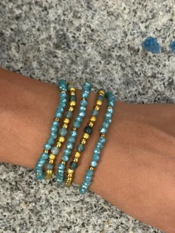 VIAMAJA Armbånd<Armbånd Ofelia Aqua - Sæt med 5 armbånd