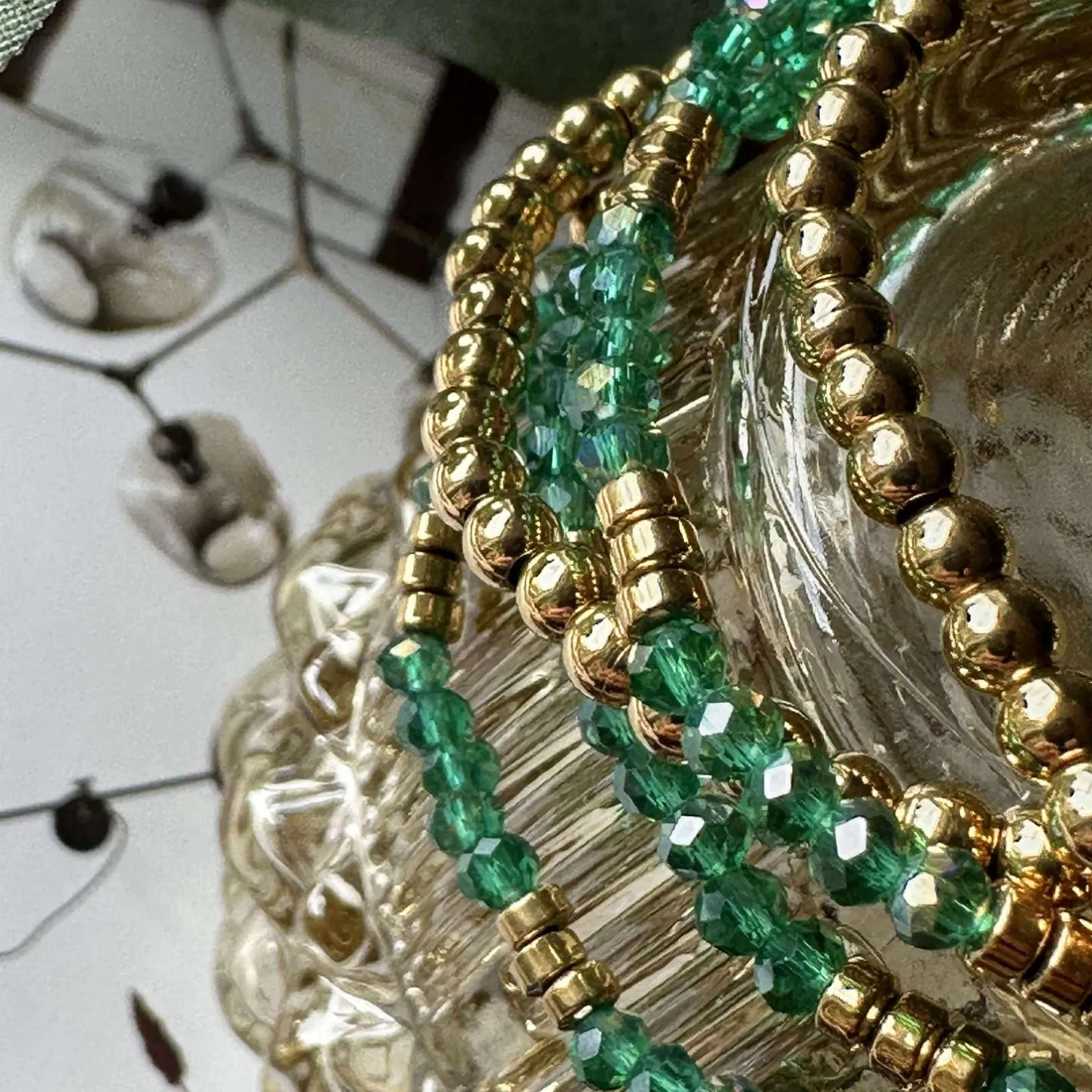 VIAMAJA Armbånd<Armbånd Ofelia Emerald - Sæt med 5 armbånd