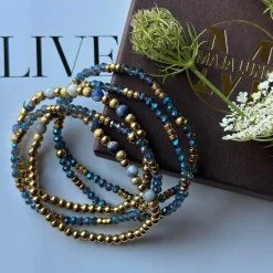 VIAMAJA Armbånd<Armbånd Ofelia Navy - Sæt med 5 armbånd