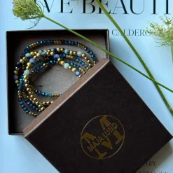 VIAMAJA Armbånd<Armbånd Ofelia Navy - Sæt med 5 armbånd