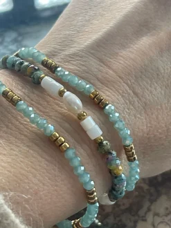 VIAMAJA Armbånd<Armbånd Sarabella Aqua – Sæt med 3 stk