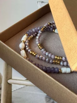 VIAMAJA Armbånd<Armbånd Sarabella Lavendel – Sæt med 3 stk