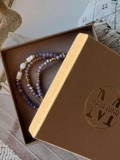 VIAMAJA Armbånd<Armbånd Sarabella Lavendel – Sæt med 3 stk