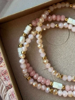 VIAMAJA Armbånd<Armbånd Sarabella Soft Rose – Sæt med 3 stk