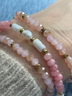 VIAMAJA Armbånd<Armbånd Sarabella Soft Rose – Sæt med 3 stk