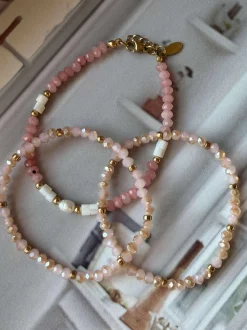 VIAMAJA Armbånd<Armbånd Sarabella Soft Rose – Sæt med 3 stk