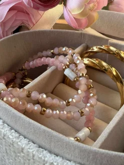 VIAMAJA Armbånd<Armbånd Sarabella Soft Rose – Sæt med 3 stk
