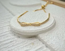 VIAMAJA Armbånd|Til Konfirmanden<Armbånd Silje forgyldt