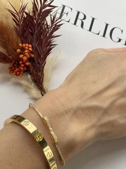 VIAMAJA Armbånd|Til Konfirmanden<Armbånd Silje forgyldt