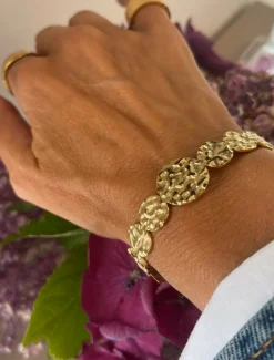 VIAMAJA Armbånd|Armringe<Armring Alma forgyldt