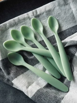 VIAMAJA Bestik Og Køkkenredskaber|Mini Maja<Babyskeer - Green - 6 stk.