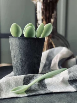 VIAMAJA Bestik Og Køkkenredskaber|Mini Maja<Babyskeer - Green - 6 stk.
