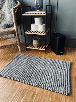 VIAMAJA Bademåtter<Bademåtte - Grå DOTS 50x80cm