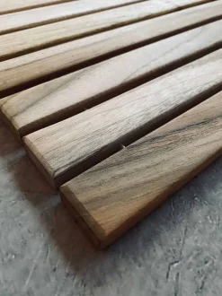 VIAMAJA Bademåtter<Bademåtte - Teak rulle 40x60