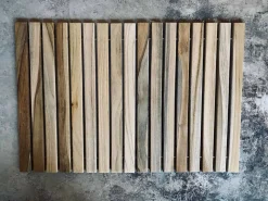 VIAMAJA Bademåtter<Bademåtte - Teak rulle 40x60