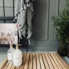 VIAMAJA Bademåtter<Bademåtte i Teak med gummifødder - 40x60cm