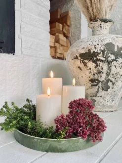 VIAMAJA Fad / Bakker|Jul<Bakke beton look – Mellem grøn