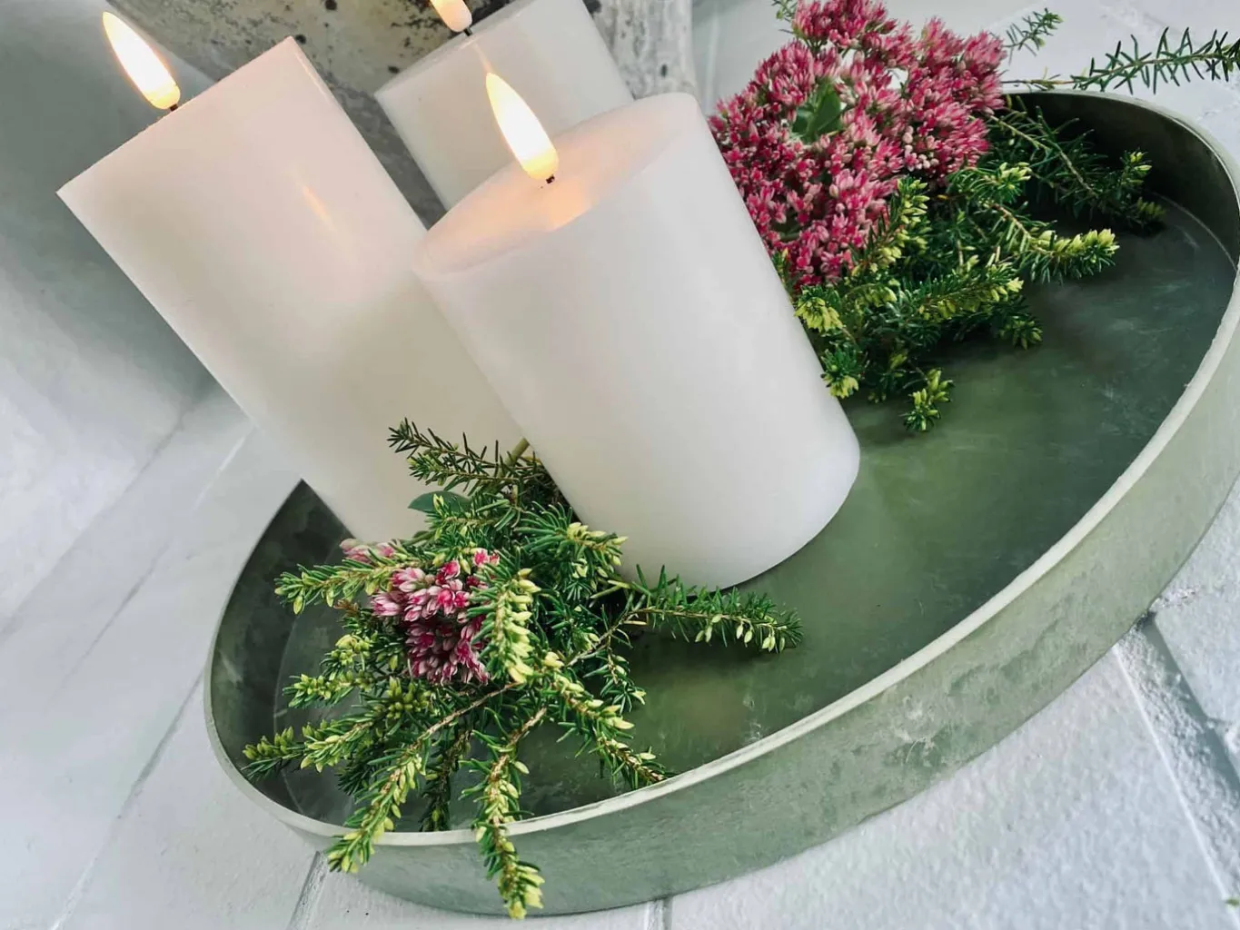 VIAMAJA Fad / Bakker<Bakke beton look – Stor grøn