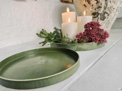 VIAMAJA Fad / Bakker<Bakke beton look – Stor grøn